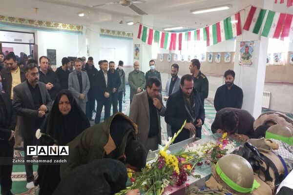 مراسم تشییع باشکوه پیکر مطهر شهید گمنام
