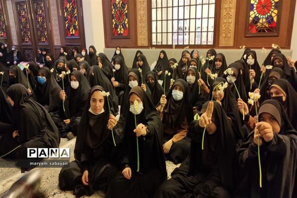 بسته بندی و توزیع ۳ هزار سیب در شبستان امام خمینی(ره) حرم شاهچراغ(ع)