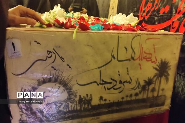 بسته بندی و توزیع ۳ هزار سیب در شبستان امام خمینی(ره) حرم شاهچراغ(ع)