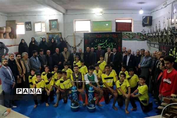 آیین افتتاح طرح شهید طوقانی، در  روستای محمود‌آباد شهرستان پاکدشت