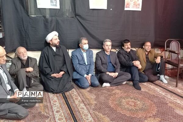 تشییع شهید گمنام در مسجد انصارالحسین رودهن