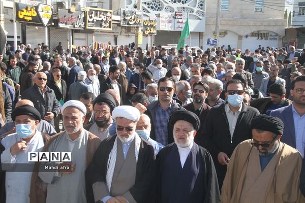 راهپیمایی 9 دی روز بصیرت و میثاق با ولایت در شهرستان بهبهان