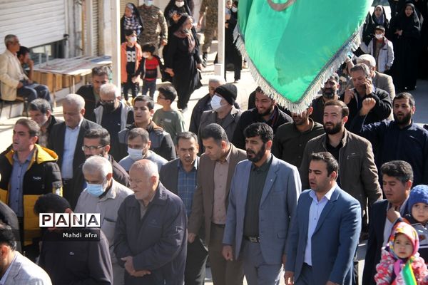 راهپیمایی 9 دی روز بصیرت و میثاق با ولایت در شهرستان بهبهان