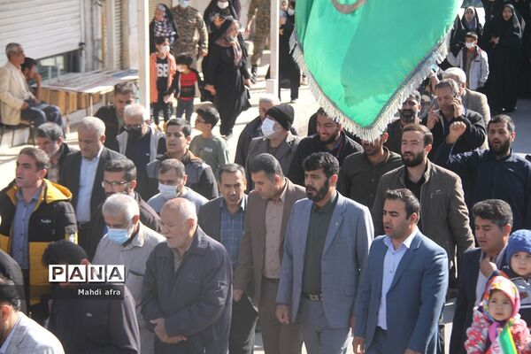 راهپیمایی 9 دی روز بصیرت و میثاق با ولایت در شهرستان بهبهان