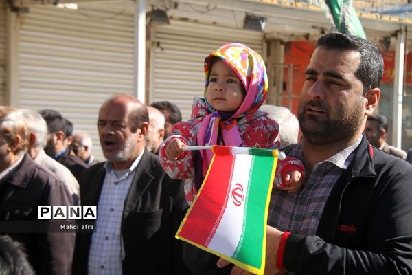 راهپیمایی 9 دی روز بصیرت و میثاق با ولایت در شهرستان بهبهان