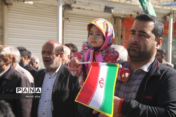 راهپیمایی 9 دی روز بصیرت و میثاق با ولایت در شهرستان بهبهان