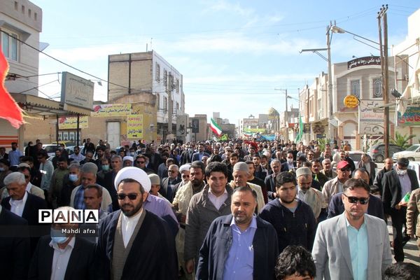 راهپیمایی 9 دی روز بصیرت و میثاق با ولایت در شهرستان بهبهان