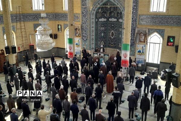تجمع پرچمداران بصیرت در نمازجمعه ملارد