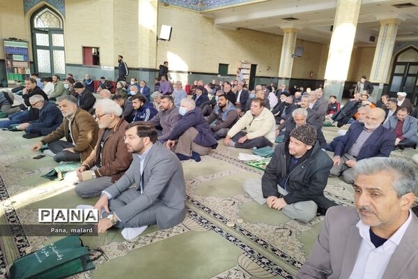 تجمع پرچمداران بصیرت در نمازجمعه ملارد