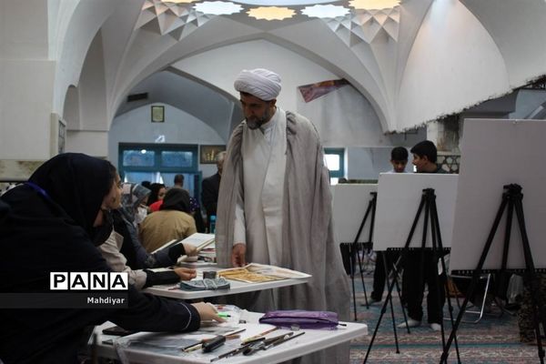 مسابقه نقاشی دانش‌آموزی در سالگرد شهادت حاج قاسم سلیمانی