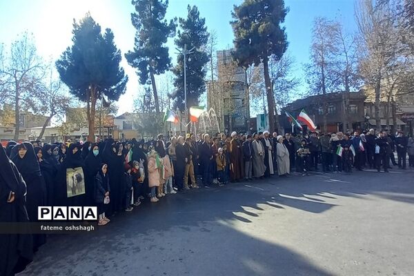 اجتماع پرشکوه فاطمیون به‌مناسبت حماسه نهم دی درطرقبه شاندیز