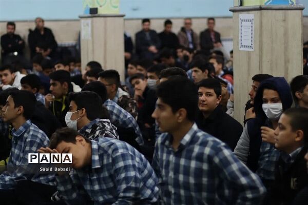 مراسم هیات دانش‌آموزی مدرسه امام حسن مجتبی(2) ناحیه 3 قم