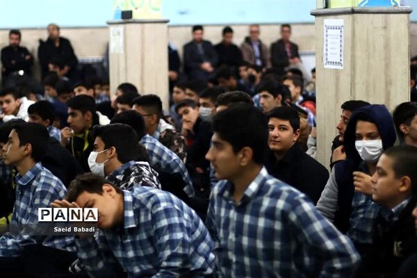 مراسم هیات دانش‌آموزی مدرسه امام حسن مجتبی(2) ناحیه 3 قم