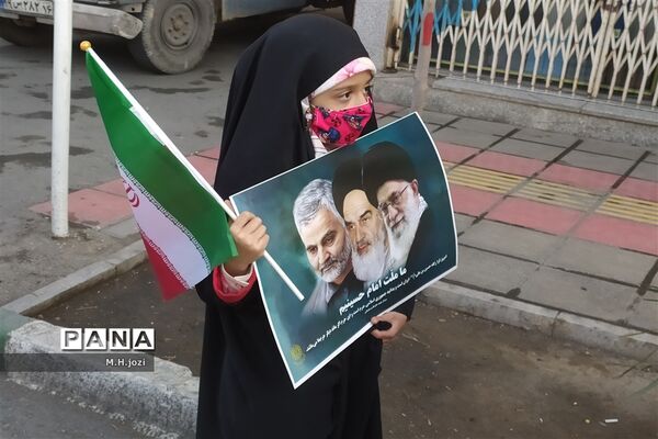 جلوه‌هایی از راهپیمایی یوم الله ۹ دی در قم