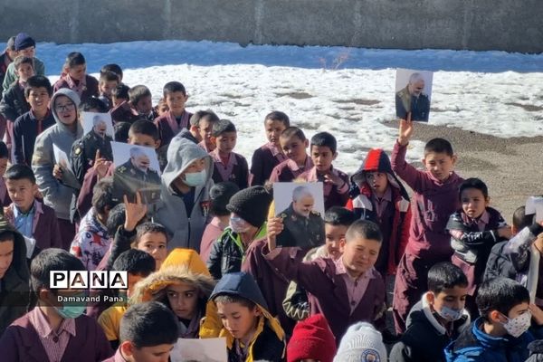 سومین سالگرد شهادت سردار دل‌ها در مدارس دماوند