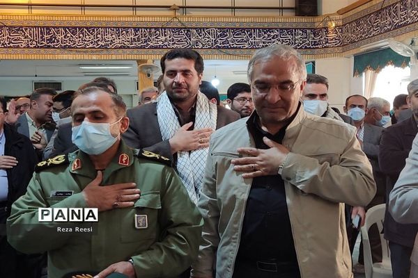 مراسم یادواره شهید سردار حاج قاسم سلیمانی در اداره‌کل آموزش و پرورش فارس