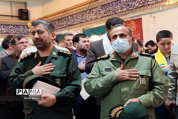 مراسم یادواره شهید سردار حاج قاسم سلیمانی در اداره‌کل آموزش و پرورش فارس