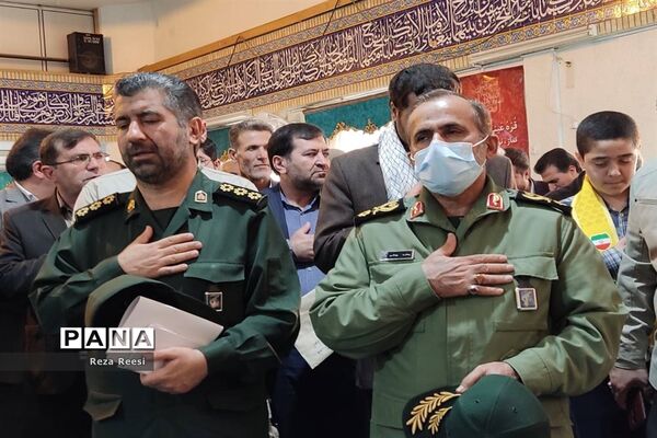مراسم یادواره شهید سردار حاج قاسم سلیمانی در اداره‌کل آموزش و پرورش فارس