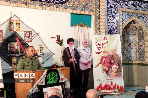 مراسم یادواره شهید سردار حاج قاسم سلیمانی در اداره‌کل آموزش و پرورش فارس