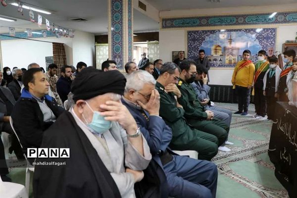 مراسم سومین سالگرد شهادت شهید حاج قاسم سلیمانی و تشییع پیکر شهید گمنام ناحیه دو شهرری