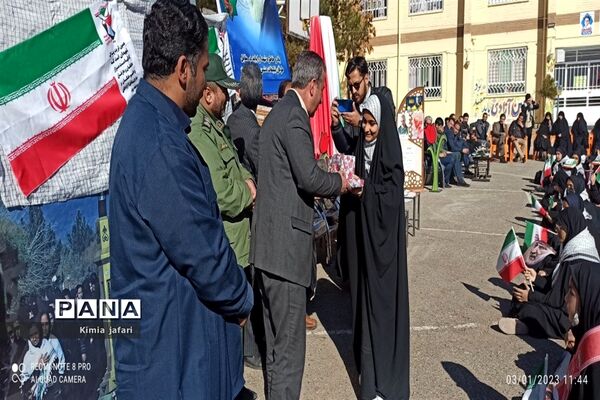 اجتماع بزرگ دختران حاج قاسم در شهرستان کاشمر