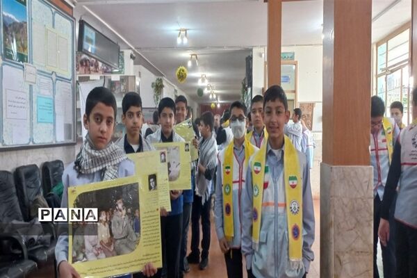 مراسم زنگ مقاومت با حضور مدیر‌کل آموزش‌وپرورش استان خراسان رضوی