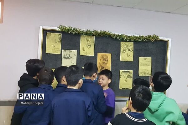 مراسم بزرگداشت سالگرد شهادت حاج قاسم در دبستان پسرانه سما رودهن