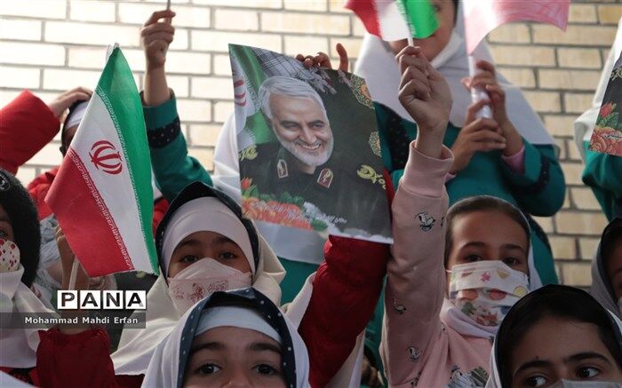 یاد سردار در قلب دختران ایران زمین جاودانه است