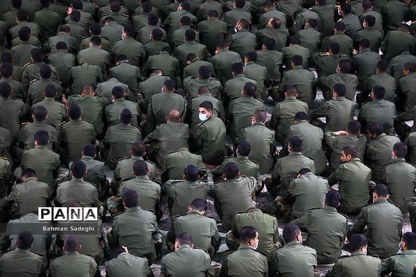 تشییع پیکر سه شهید گمنام در دانشگاه افسری امام علی(ع)