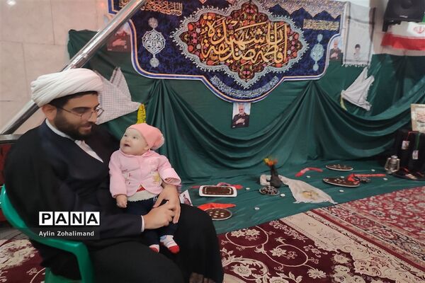 برگزاری سالگرد شهادت حاج قاسم سلیمانی در آبشناسان شهرستان رباط کریم