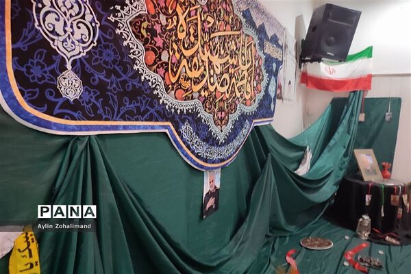برگزاری سالگرد شهادت حاج قاسم سلیمانی در آبشناسان شهرستان رباط کریم