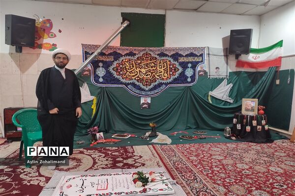 برگزاری سالگرد شهادت حاج قاسم سلیمانی در آبشناسان شهرستان رباط کریم