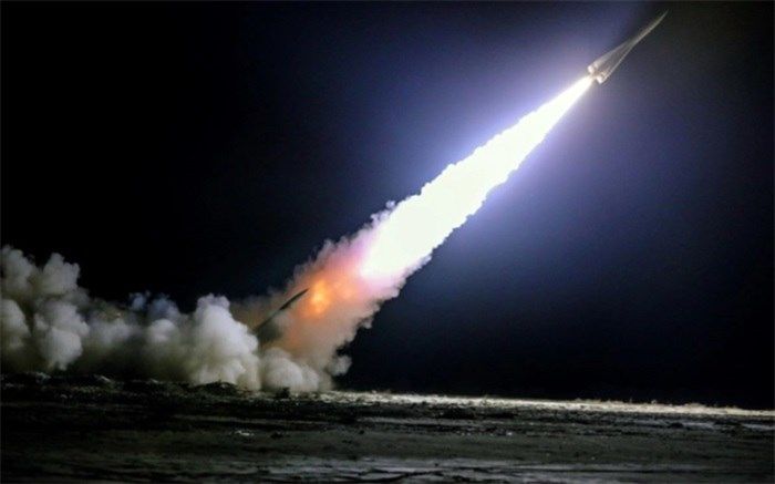 انهدام پهپاد مهاجم توسط سامانه موشکی تاکتیکی بومی مرصاد ارتش