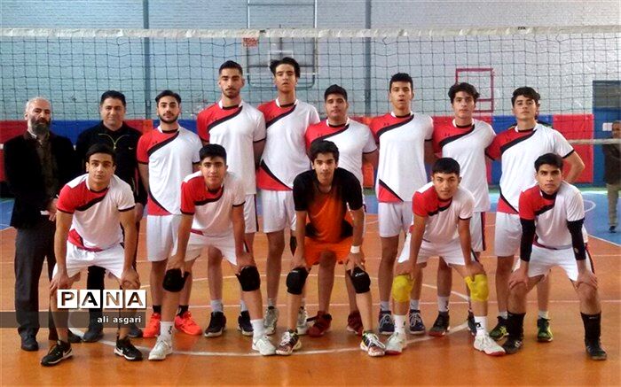 کسب مقام سوم رشته والیبال شهرستان‌های  استان تهران، توسط دانش‌آموزان شهریاری