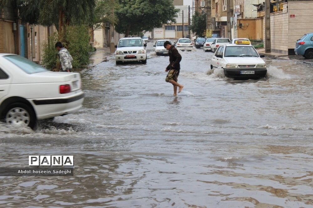 بارش شدید باران و برف در جنوب و غرب کشور