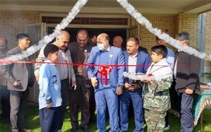 افتتاح یک زمین چمن ورزشی طرح شهید سلیمانی در دبستان شاهد حیات ناحیه 3 شیراز