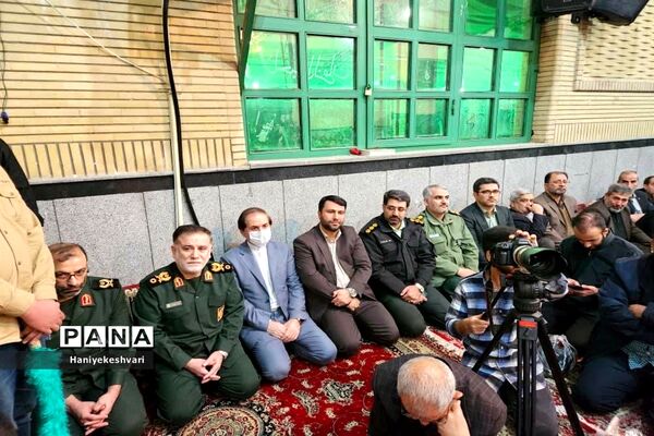 گرامیداشت شهدای گمنام تازه تفحص شده در ورامین