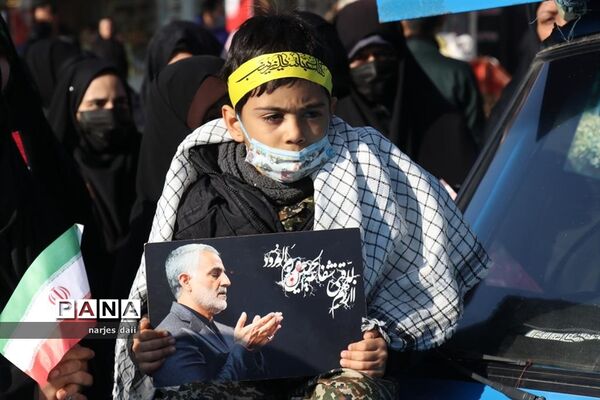 تشییع پیکر شهید گمنام ومراسم خاکسپاری در اردوگاه ثامن الحجج (ع)مشهد