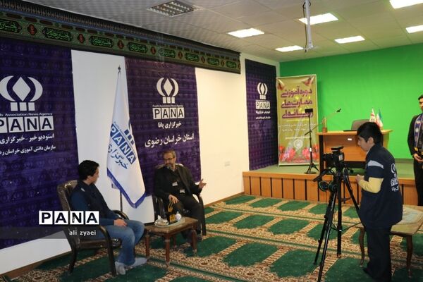 افتتاح استودیو خبر سازمان دانش‌آموزی