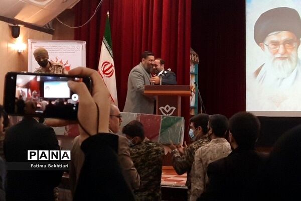 تشییع پیکر دو شهید گمنام در ناحیه یک شهرری