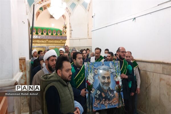 حضور کاروان قرآنی شهید سلیمانی در نایین