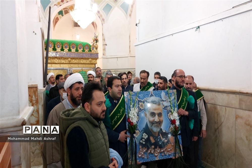 حضور کاروان قرآنی شهید سلیمانی در نایین