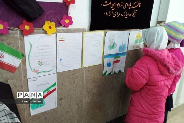 اقدامات دانش‌آموزی و فرهنگی هنری شهادت حاج قاسم سلیمانی در دبستان سما ۲  رودهن