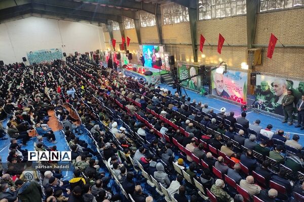 مراسم بزرگداشت سالگرد شهادت سردار حاج قاسم سلیمانی در شهریار