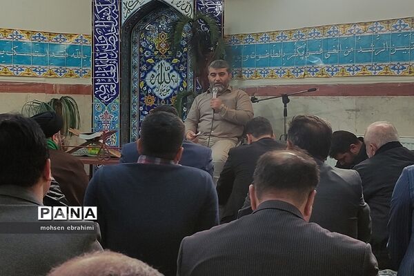 تشییع پیکر شهدای گمنام در اداره آموزش و پرورش شهرستان شهریار