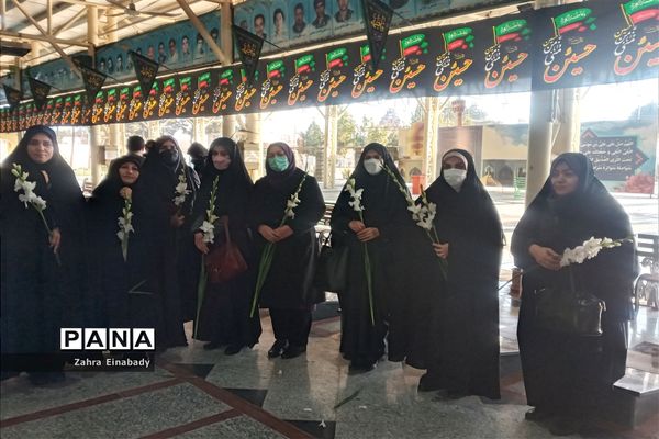 گلباران مزار شهدا به‌مناسبت سالروز شهادت سردار دل‌ها