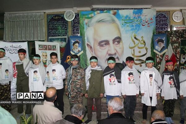 مراسم بزرگداشت سومین سالگرد شهادت سپهبد قاسم سلیمانی در فشافویه