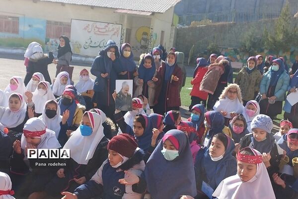بزرگداشت سومین سالگرد شهادت حاج قاسم سلیمانی در دبستان شهید سجادیان رودهن