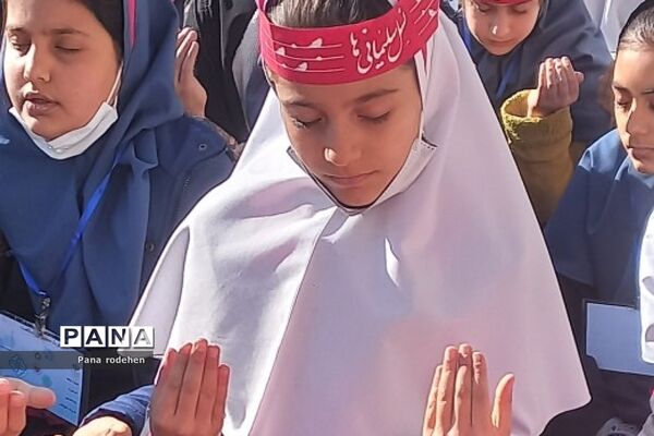 بزرگداشت سومین سالگرد شهادت حاج قاسم سلیمانی در دبستان شهید سجادیان رودهن