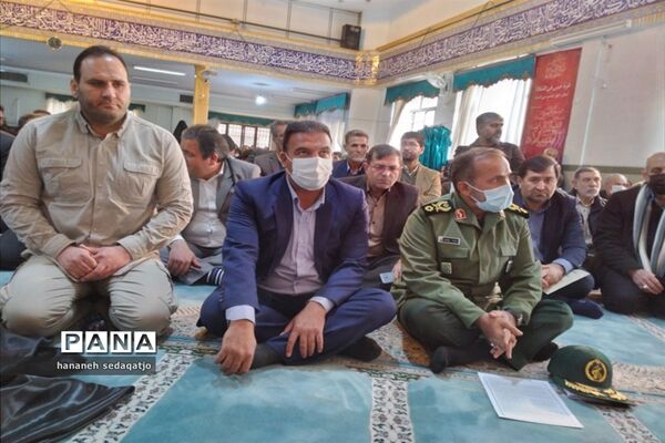 بزرگداشت هفتمین روز خاکسپاری شهید گمنام در اداره‌کل آموزش و پرورش فارس